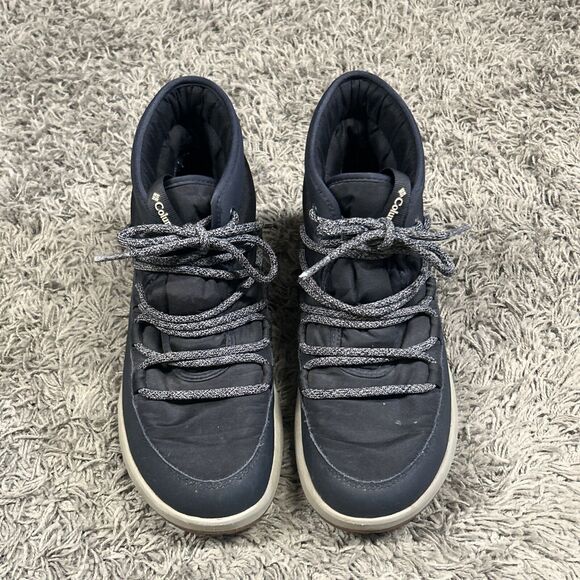 Columbia Slopeside Village Boots Womens 8 Omniheat Waterproof Mid BL0151-010 - Picture 3 of 13